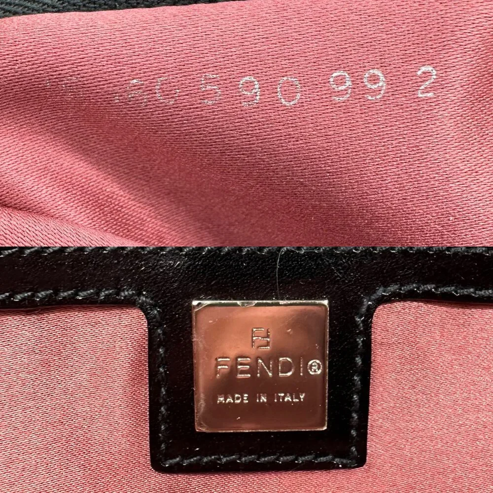 Fendi Patterned Wool Knint Baguette Bag - Picture 8 of 8